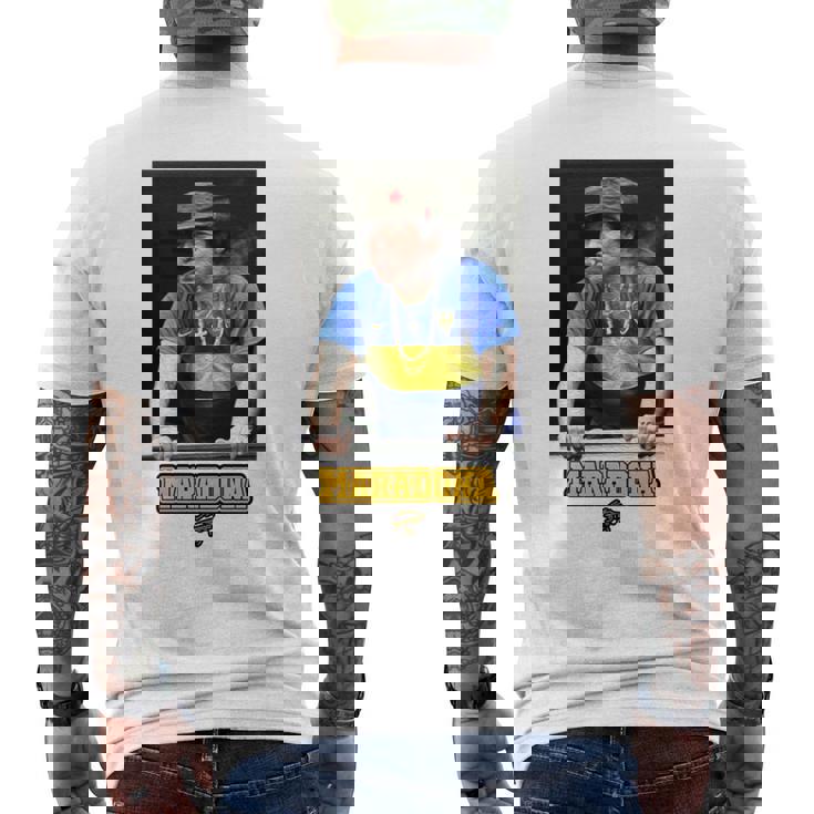 マラドーナ ボカハバノ 長袖tシャツ メンズTシャツ バックプリント