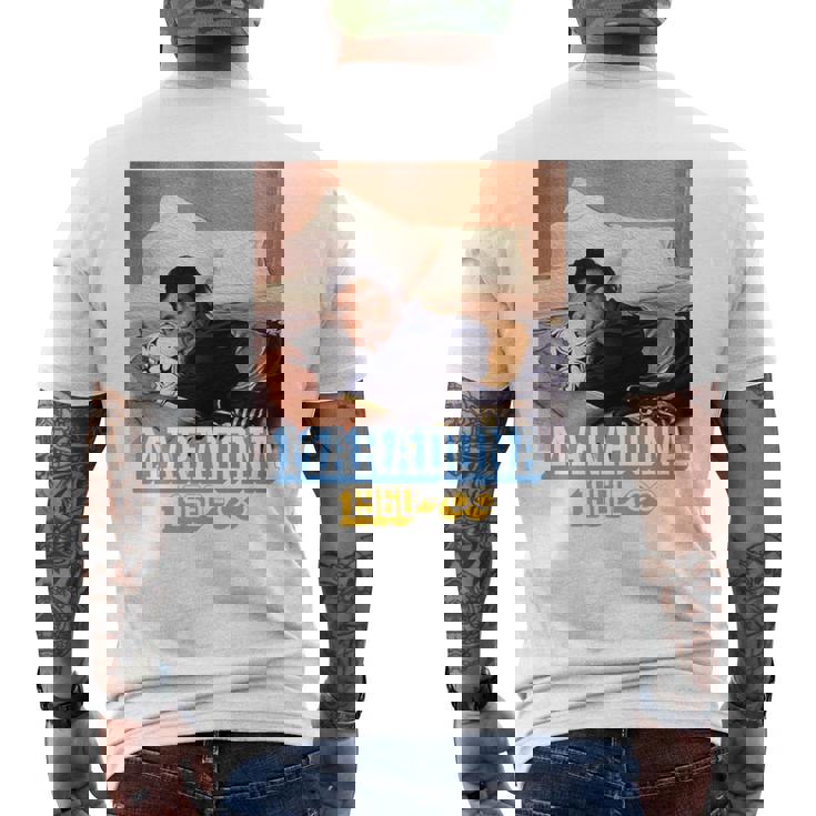 マラドーナフォーエヴァーボカジュニアーズ 長袖tシャツ メンズTシャツ バックプリント