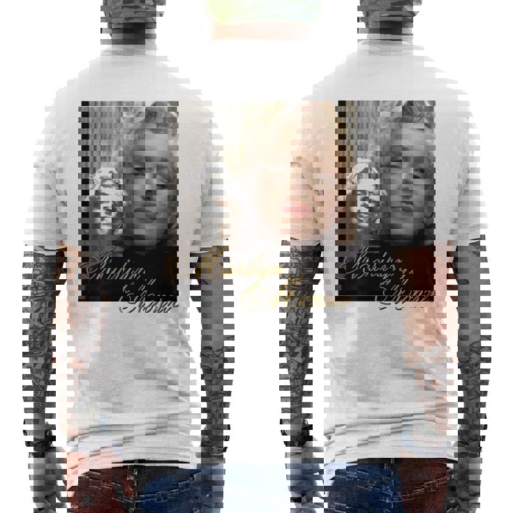 マリリンモンロー_004 長袖tシャツ メンズTシャツ バックプリント