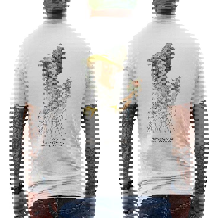 マリー・アントワネット、クイーン、フランス、ポートレート メンズTシャツ バックプリント