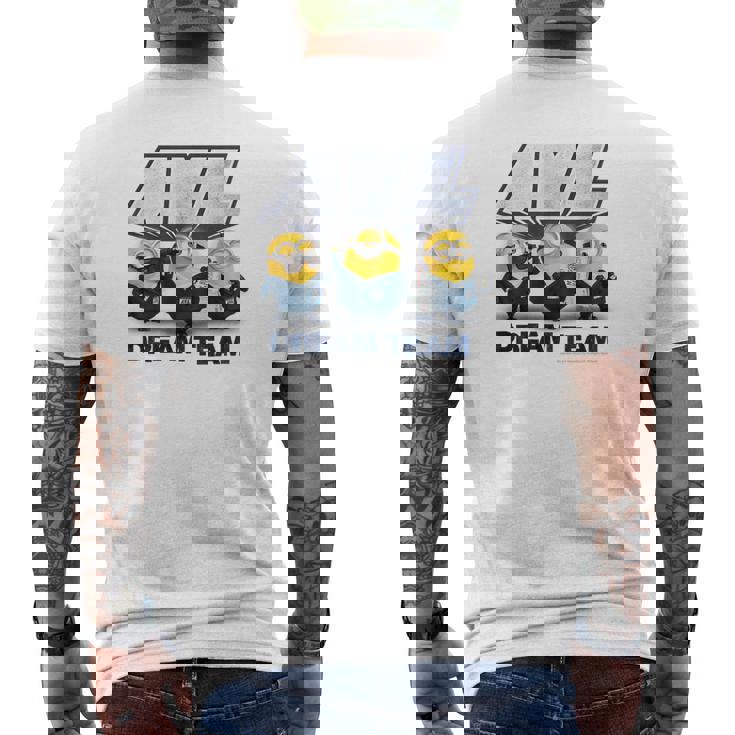 ミニオン Avl Dream Team メンズTシャツ バックプリント