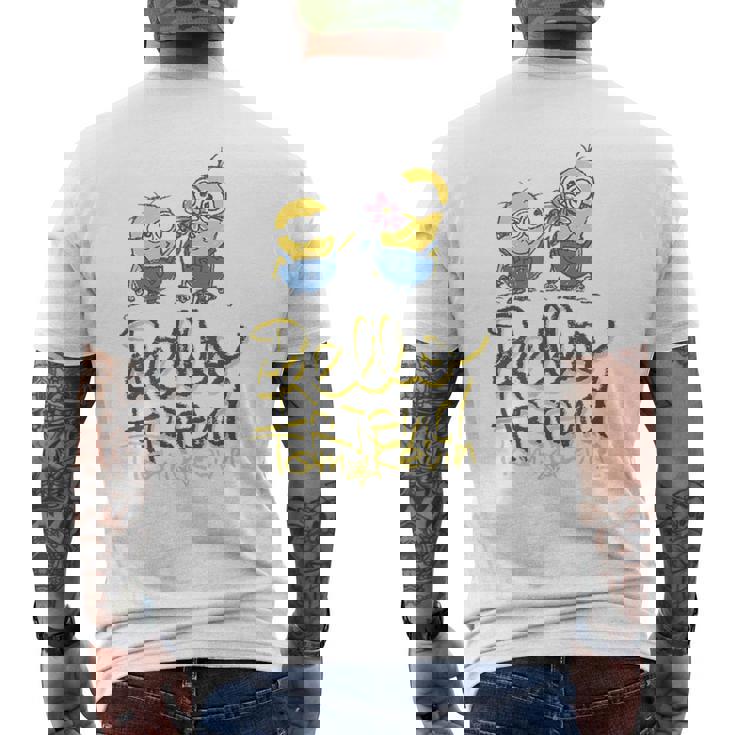 ミニオン Bello Friend Tom Kevin メンズTシャツ バックプリント