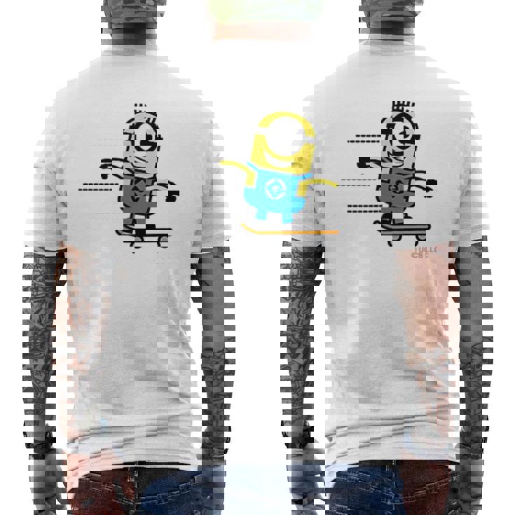 ミニオン Minionkateboard Carl メンズTシャツ バックプリント