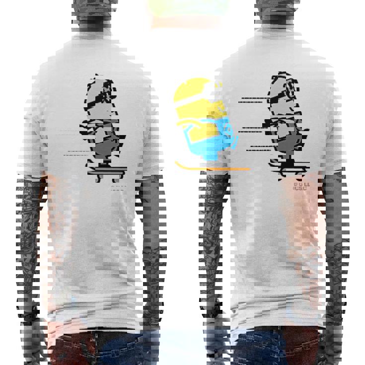 ミニオン Minionkateboard Dave メンズTシャツ バックプリント