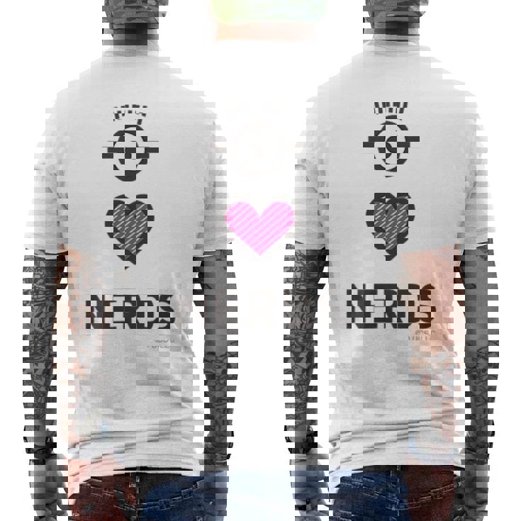 ミニオン Nerds メンズTシャツ バックプリント