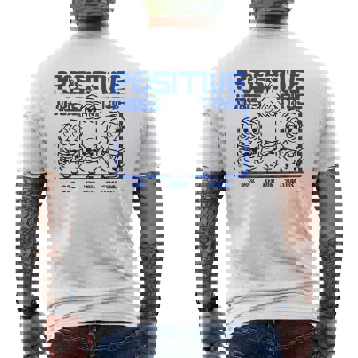 ミニオン Positiveibes Tribe メンズTシャツ バックプリント