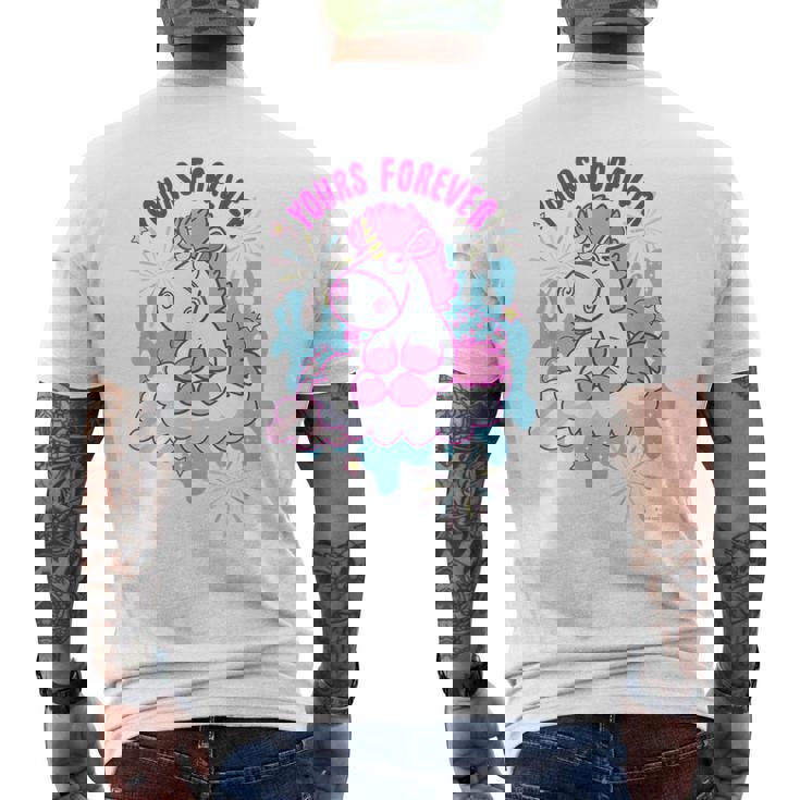 ミニオン Yours Foreverfireworks メンズTシャツ バックプリント