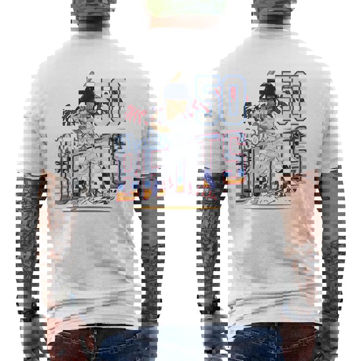 ムーキー・ベッツ ロサンゼルス・ビーチ名 Mlb選手 メンズTシャツ バックプリント