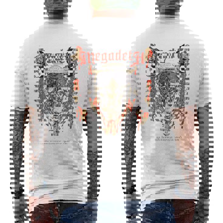 メガデス Killing Is My Businessketch メンズTシャツ バックプリント