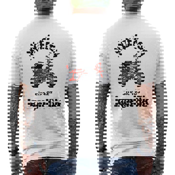 モンキー Z50a Legend Bike メンズTシャツ バックプリント