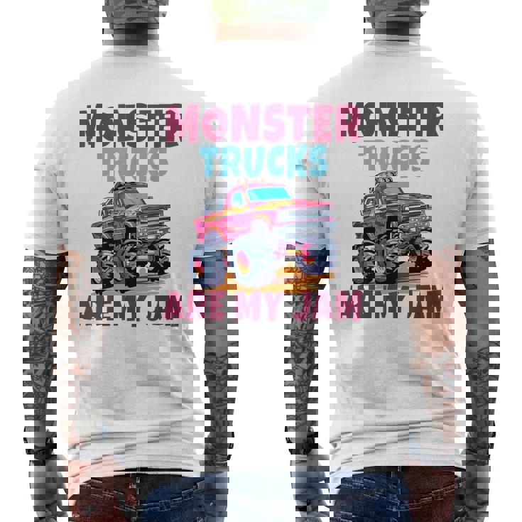 モンスタートラックアーマイジャムモンスタートラックキッズ メンズTシャツ バックプリント