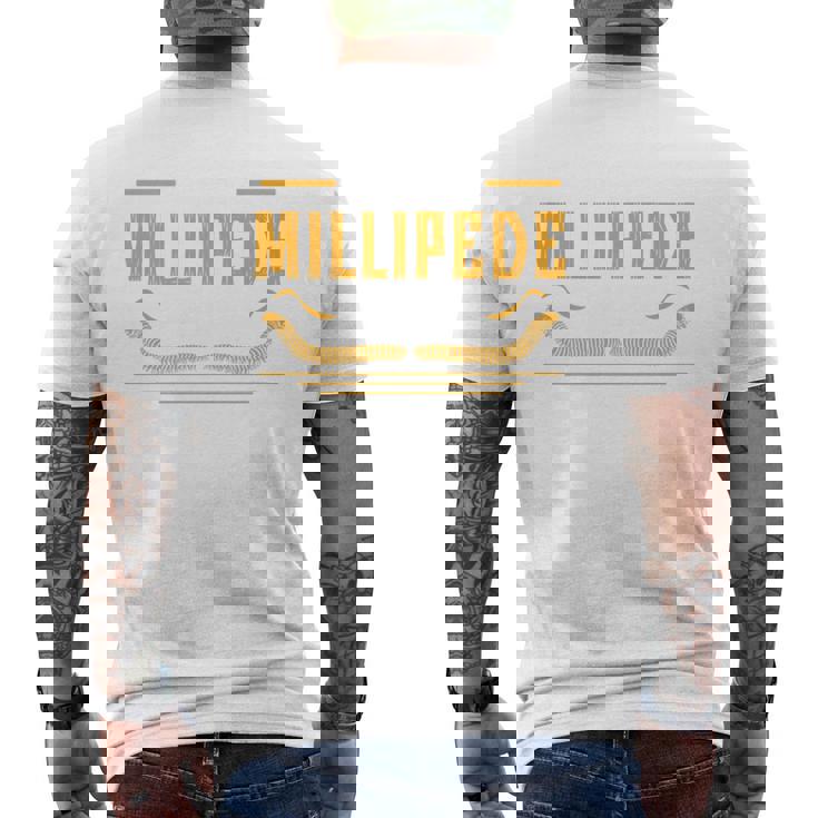 ヤスデって面白いよ節足動物ヤスデペット飼い主 長袖tシャツ メンズTシャツ バックプリント