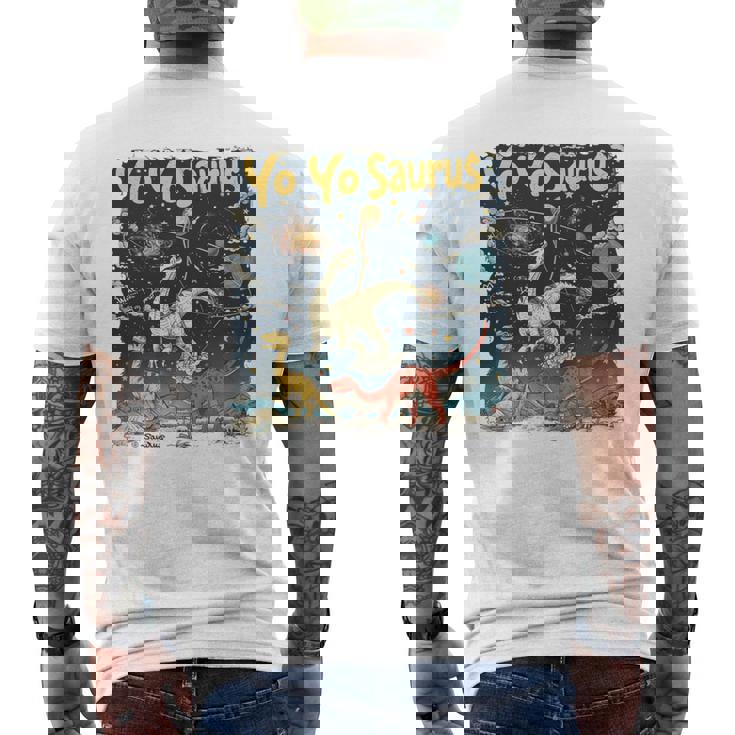 ヨーヨーザウルスファニーヨーヨー時代 長袖tシャツ メンズTシャツ バックプリント