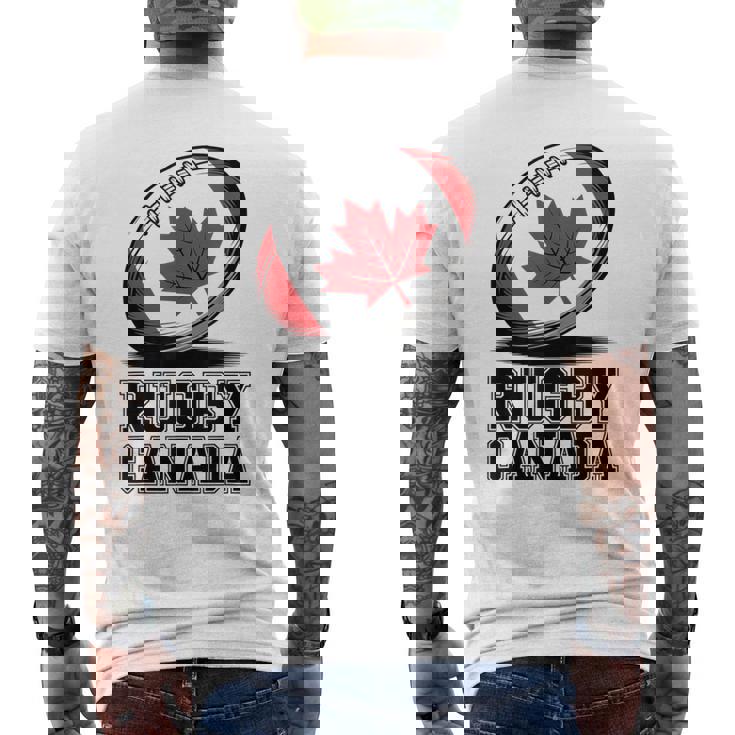 ラグビー カナダ ファン メープルリーフ スポーツ メンズ カナダ国旗 レディース メンズTシャツ バックプリント