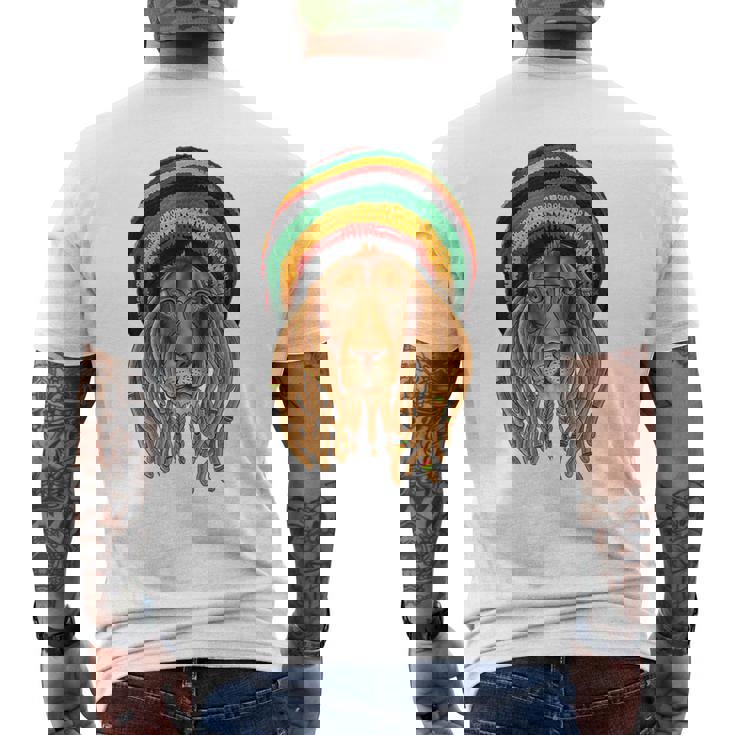 ラスタライオン ジャマイカ ラスタファリ カラーギフト レゲエ愛好家に メンズTシャツ バックプリント