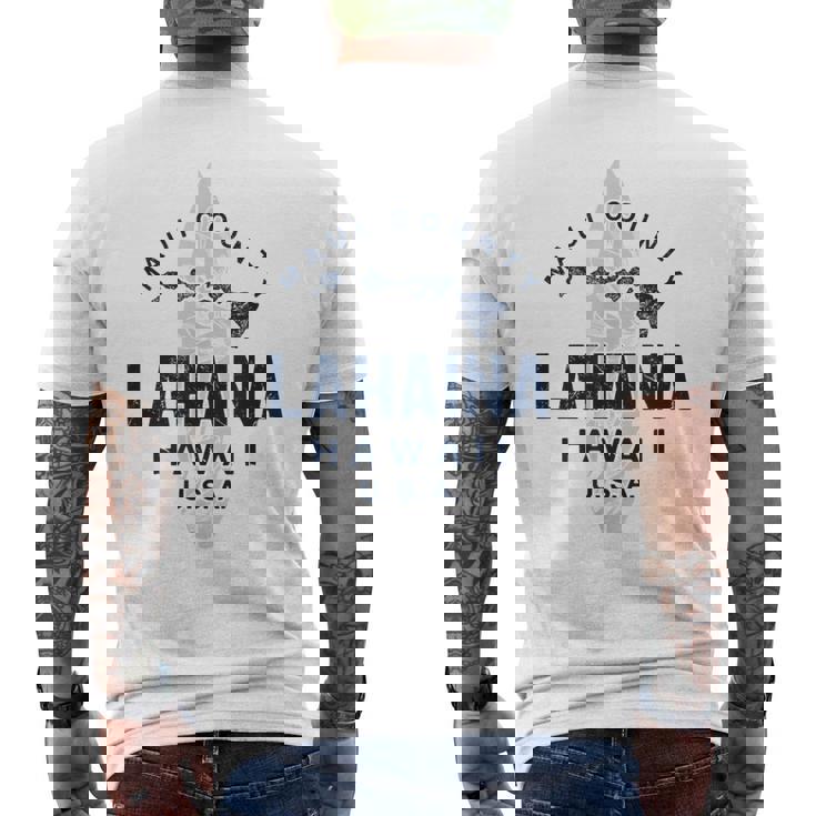 ラハイナ マウイ ハワイ ヴィンテージ ハワイ諸島 サーフ メンズTシャツ バックプリント