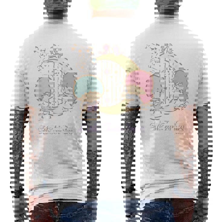 リトルツインスターズ コンサート ライトカラー メンズTシャツ バックプリント