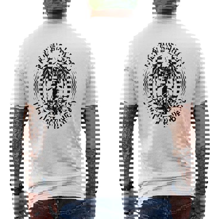 リリス 鬼 ゴシック 神話 民間伝承 悪魔 暗黒 オカルト メンズTシャツ バックプリント