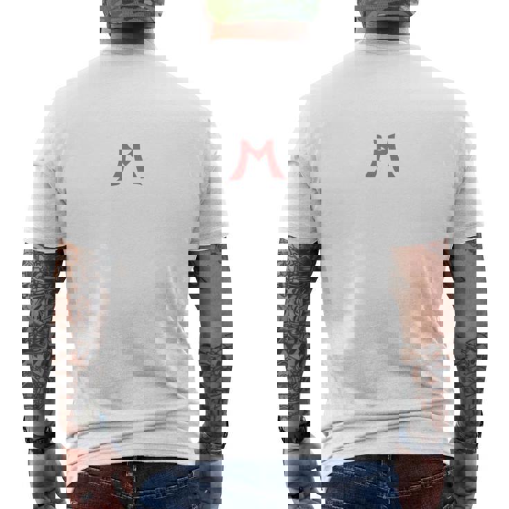 ルチャドール マスク メンズTシャツ バックプリント