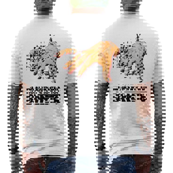 レイサルサデュラバレットリカンストラクションヴィンタンジュデファニア メンズTシャツ バックプリント