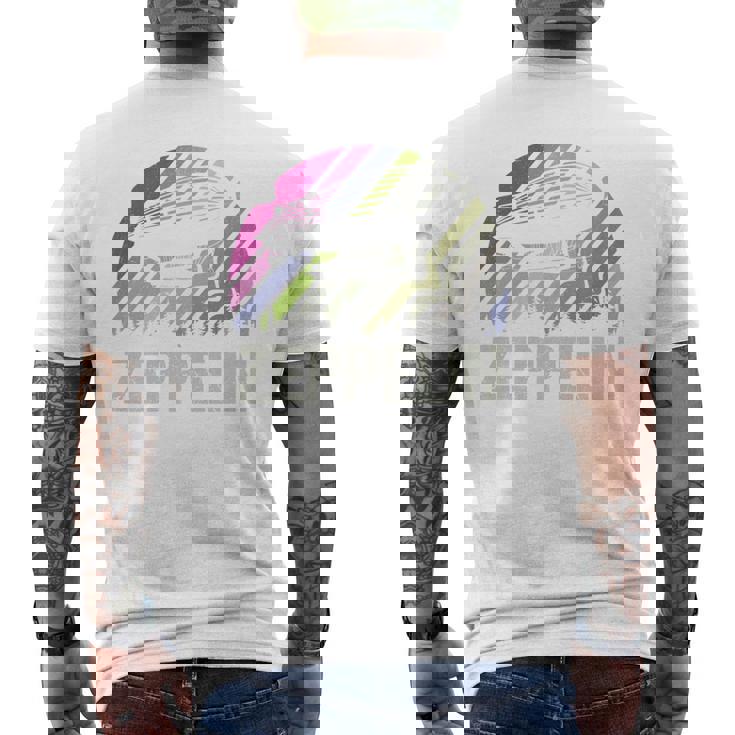 レトロ ヴィンテージ ツェッペリン 飛行船 航空 飛行船 メンズ レディース キッズ 長袖tシャツ メンズTシャツ バックプリント