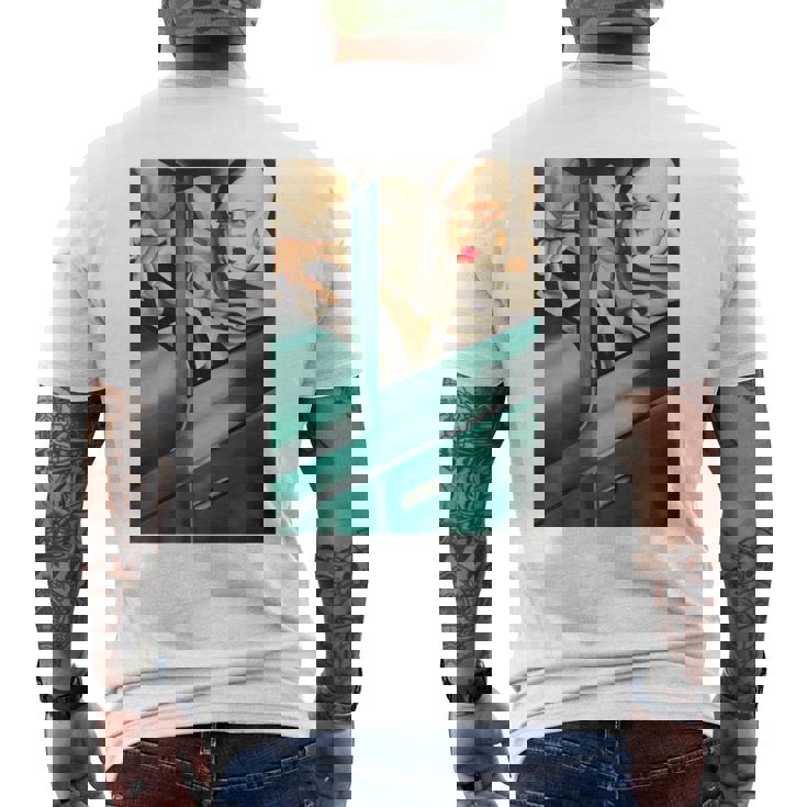 レンピカセルフポートレートの絵画autoportrait タマラ・ド・レンピッカ 長袖tシャツ メンズTシャツ バックプリント