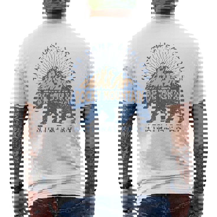 ロッキーマウンテン国立公園 メンズTシャツ バックプリント