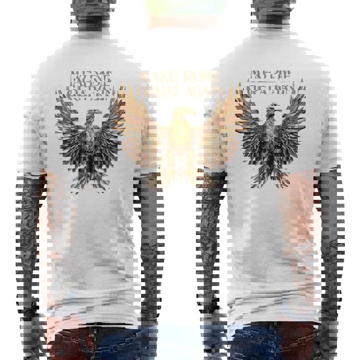 ローマを再び偉大にする ローマの土星 サトゥルナーリア クリスマス 長袖tシャツ メンズTシャツ バックプリント