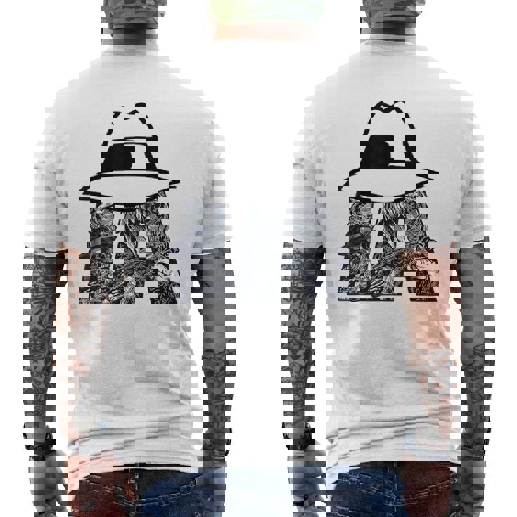 メンズ ローライダーハット La チカノ チョロ ロサンゼルス ローライダー メンズTシャツ バックプリント