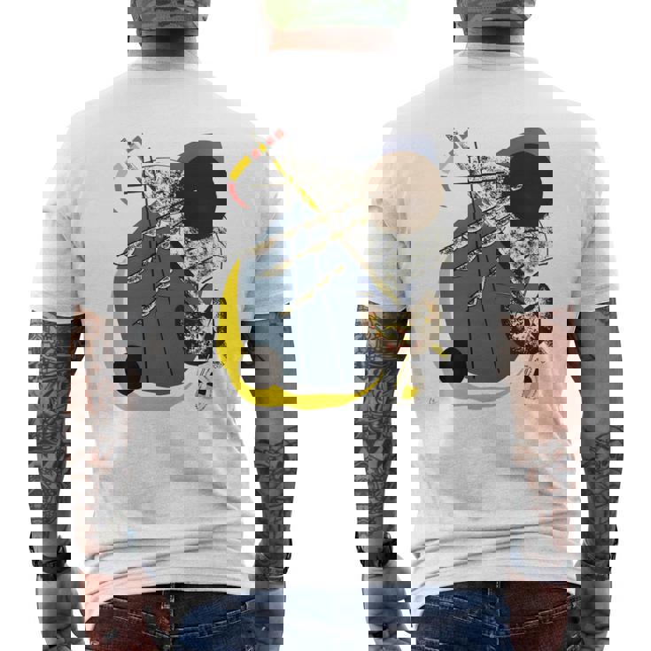 ワシリー・カンディンスキー作「スモール・ワールドii」1922 長袖tシャツ メンズTシャツ バックプリント