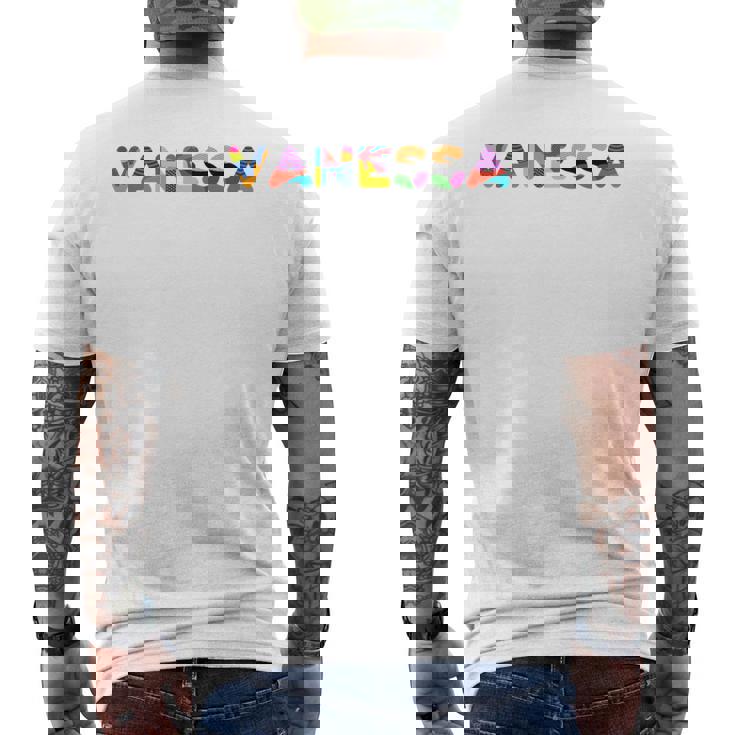 ヴァネッサ名 長袖tシャツ メンズTシャツ バックプリント