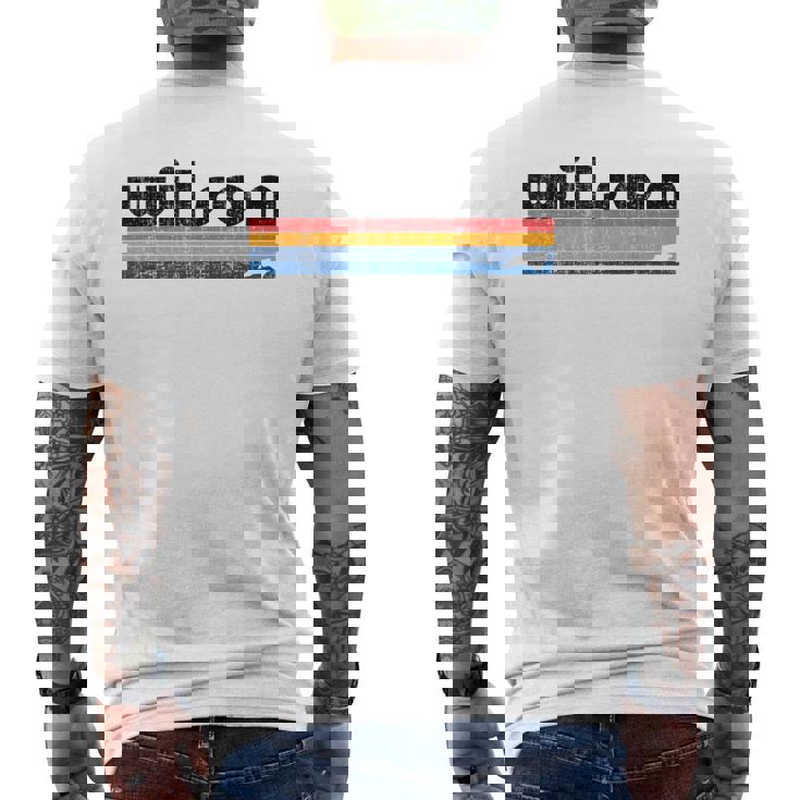 ヴィンテージ 80年代スタイル ウィルソン、ノースカロライナ州 メンズTシャツ バックプリント