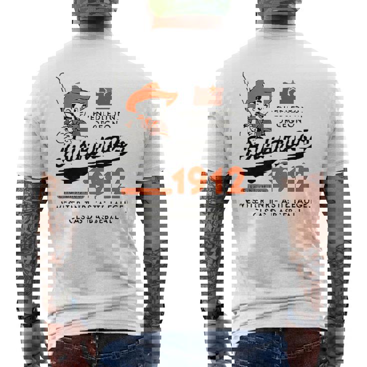 ヴィンテージ Pendleton オレゴン・バッカルーズ 廃止野球ボール メンズTシャツ バックプリント