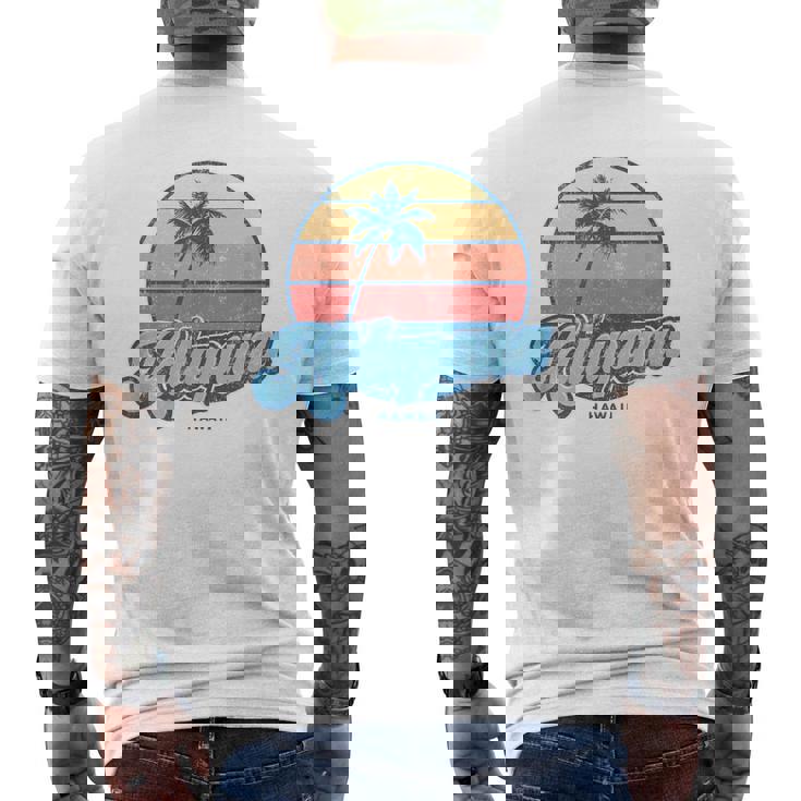ヴィンテージ カラパナ ハワイ Hi クラシック 70年代 レトロ サーファー メンズTシャツ バックプリント