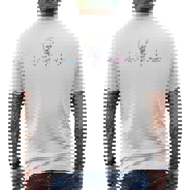 体操 バンド付き ハートビート ガールズ キッズ 新体操 メンズTシャツ バックプリント