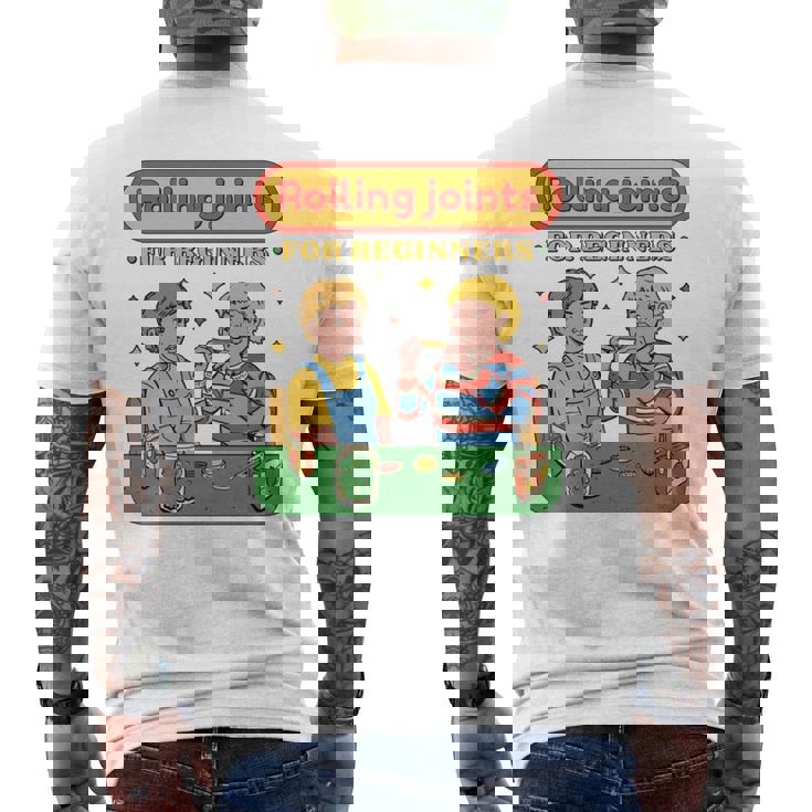 初心者向けツイストジョイント 大麻マリファナ 長袖tシャツ メンズTシャツ バックプリント