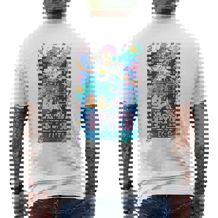 原宿ストリート 東京 メンズTシャツ バックプリント