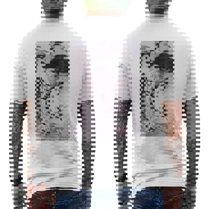 吸血鬼 アニメ ワイフ 長袖tシャツ メンズTシャツ バックプリント