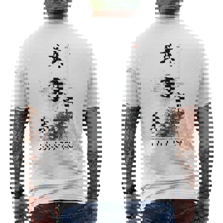 呪術廻戦・呪術廻戦・呪術廻戦・呪術廻戦 書道 メンズTシャツ バックプリント