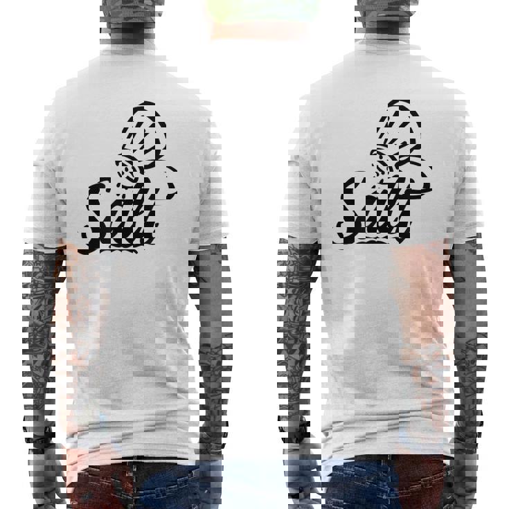 塩 メンズTシャツ バックプリント