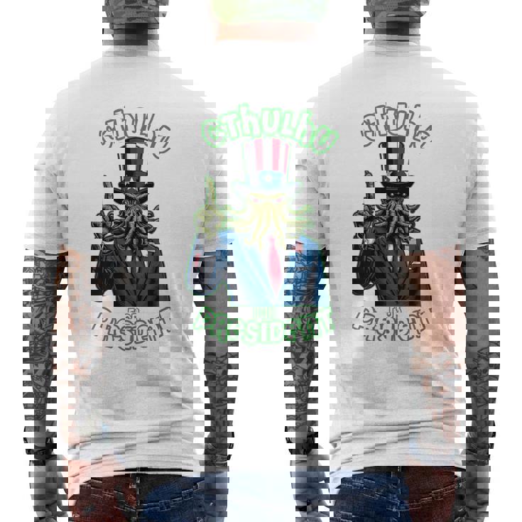 大統領のためのクトゥルフ 長袖tシャツ メンズTシャツ バックプリント