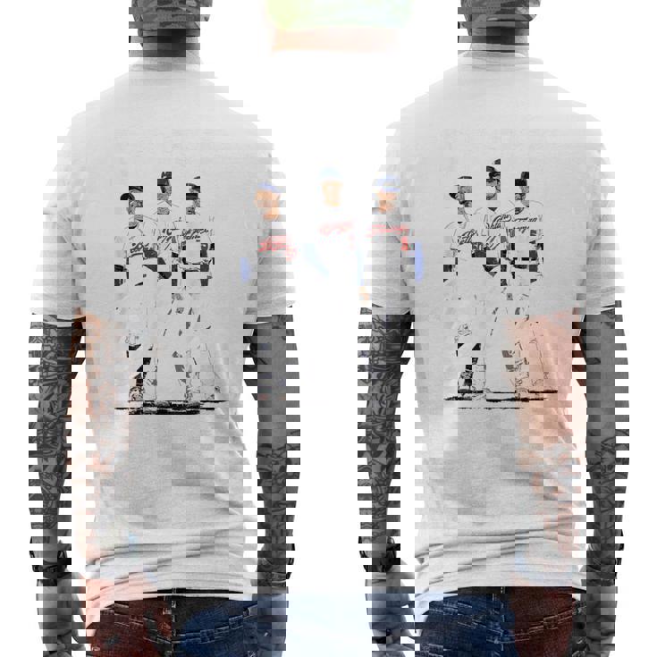 大谷、ベッツ、フリーマン メンズTシャツ バックプリント