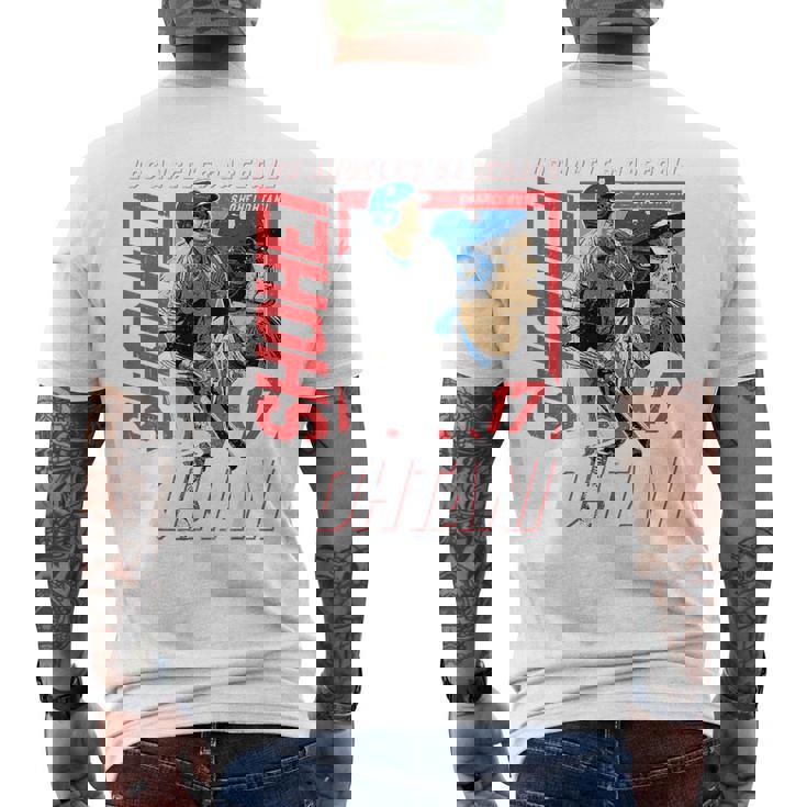 大谷翔平 メンズTシャツ バックプリント