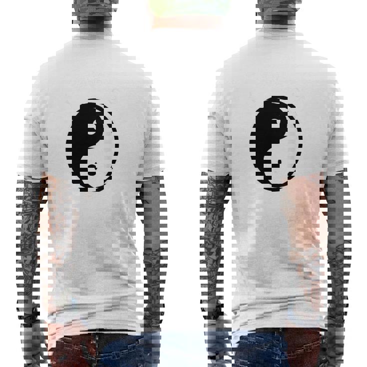 太極拳tシャツ バックプリント Body Mindpirit 陰陽tシャツ メンズTシャツ バックプリント