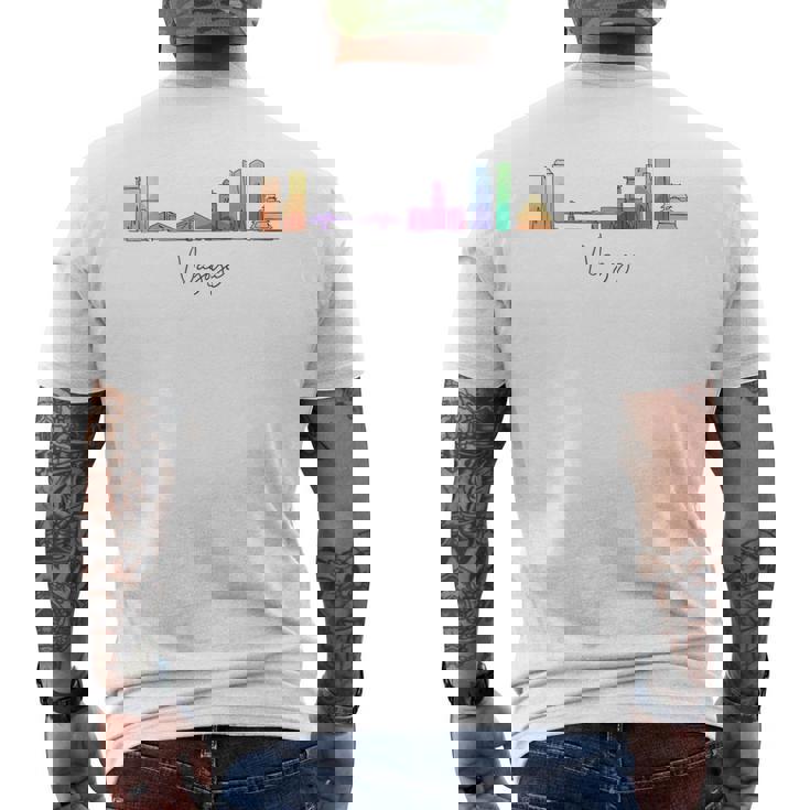 旅行 アジア 日本 名古屋 東京 日本旅行 お土産 メンズTシャツ バックプリント