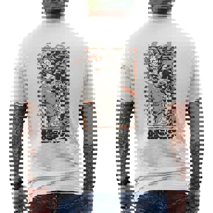 日本のアニメ漫画とカワイイ美学 長袖tシャツ メンズTシャツ バックプリント