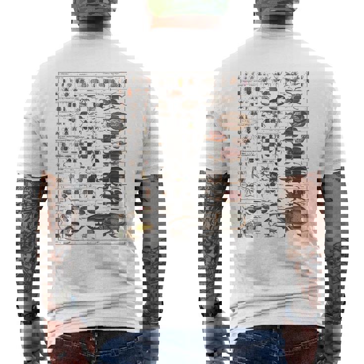 昆虫学者 昆虫学 昆虫 虫の種類 メンズTシャツ バックプリント