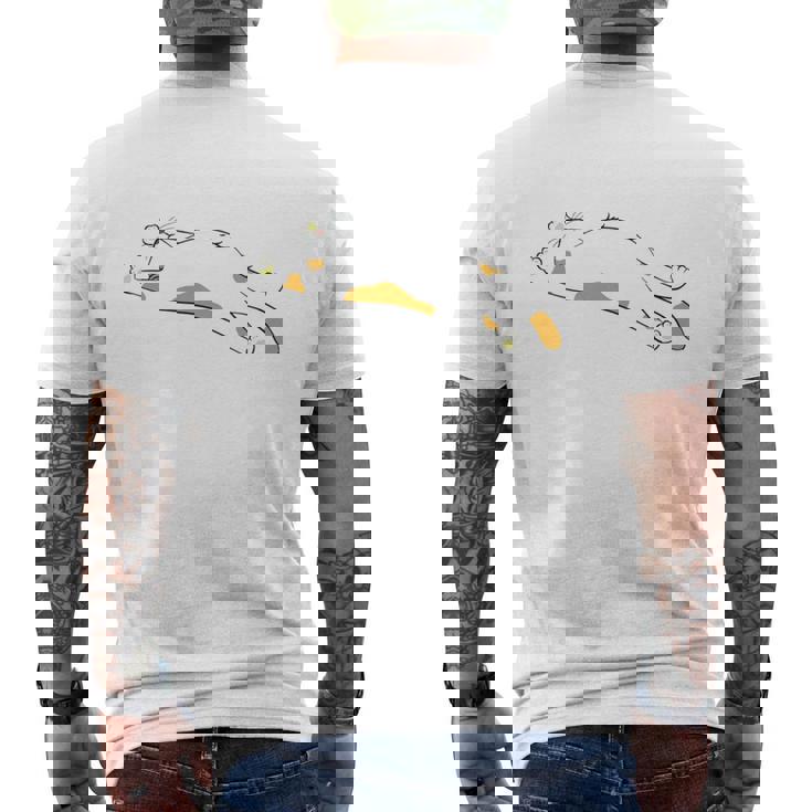 明日から本気出す 面白い猫のことわざ 長袖tシャツ メンズTシャツ バックプリント