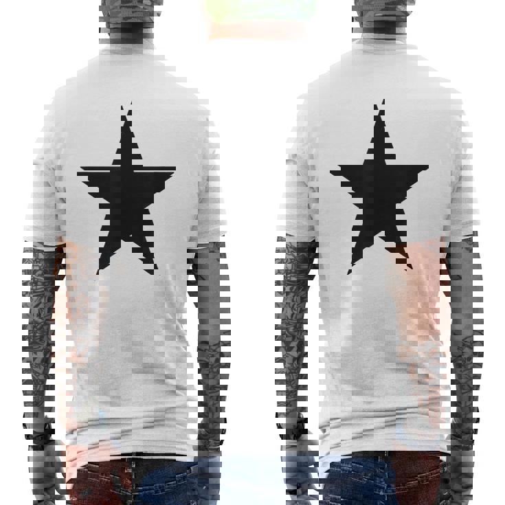 星 星柄 星型 メンズ ロゴ マーク スター ロック かっこいい おしゃれ 大きいサイズ 春夏 ステラ メンズTシャツ バックプリント