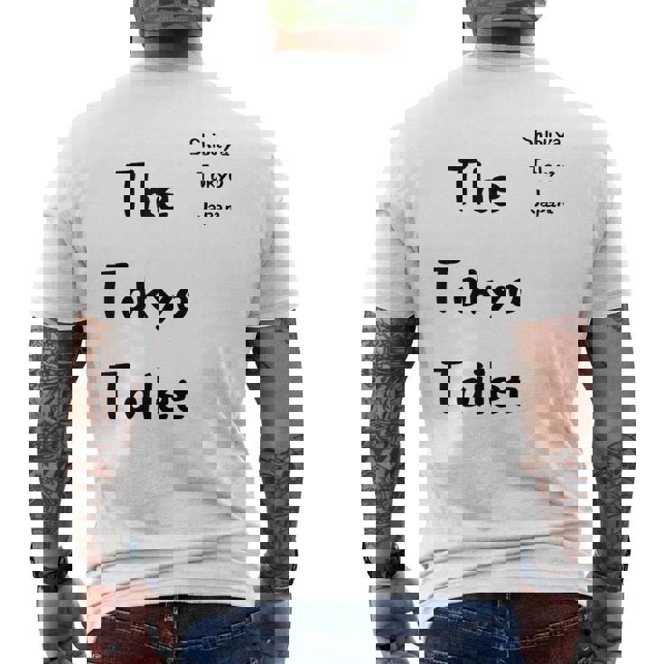 東京トイレ 渋谷 _ 渋谷 東京都 メンズTシャツ バックプリント